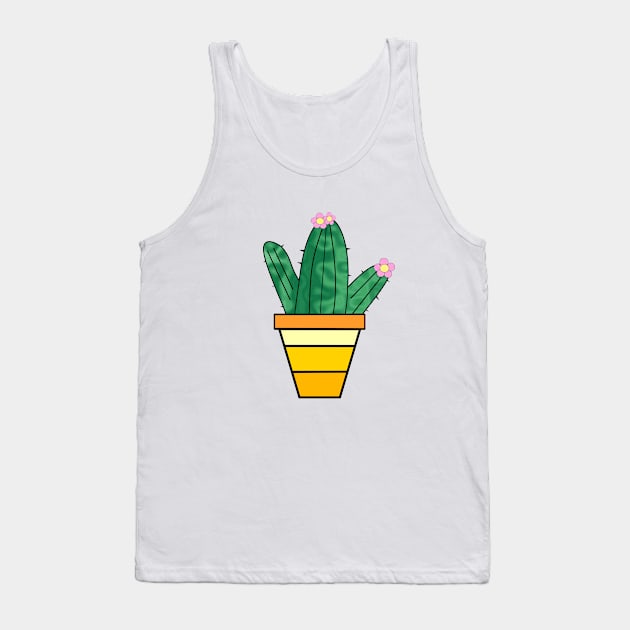 CUTE Flowering Cactus Tank Top by SartorisArt1